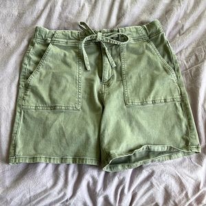 Green shorts